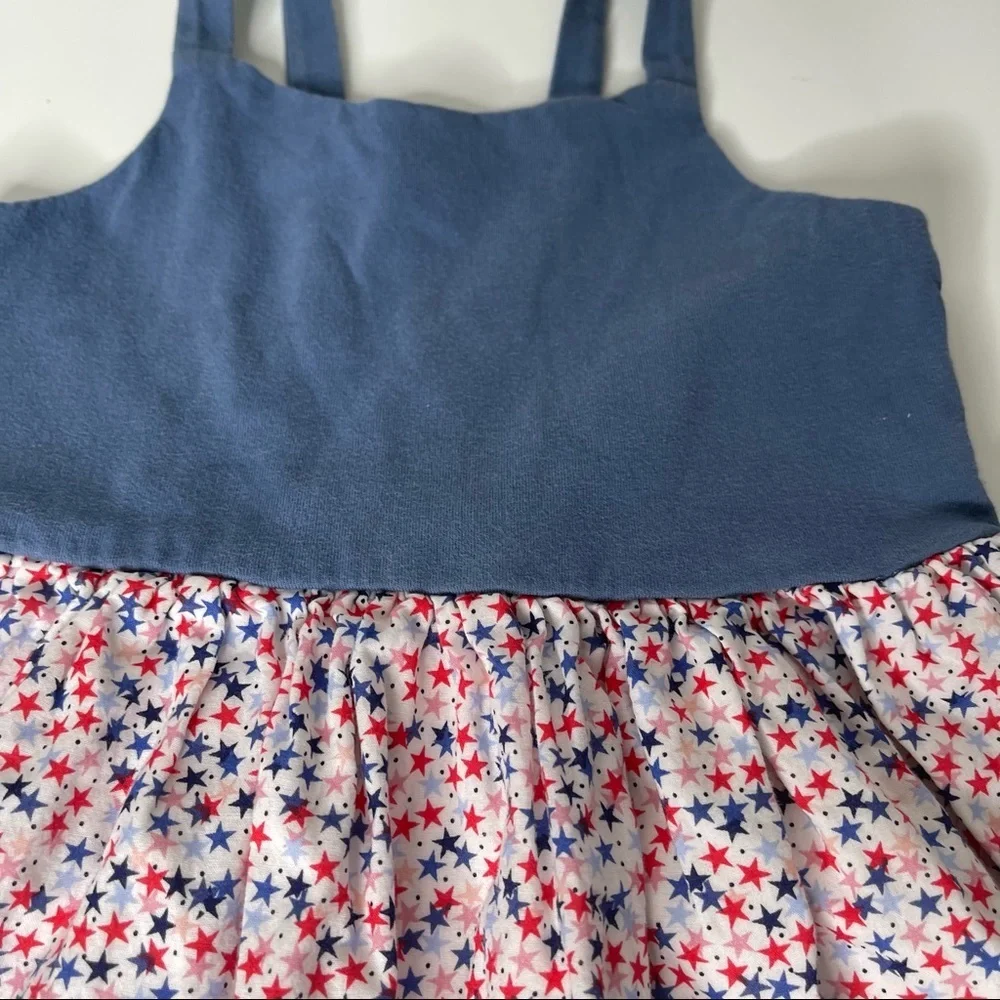 Gap baby red white and blue dress